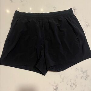 Black Athletic Shorts. Pace Breaker Linerless Shorts 5”.